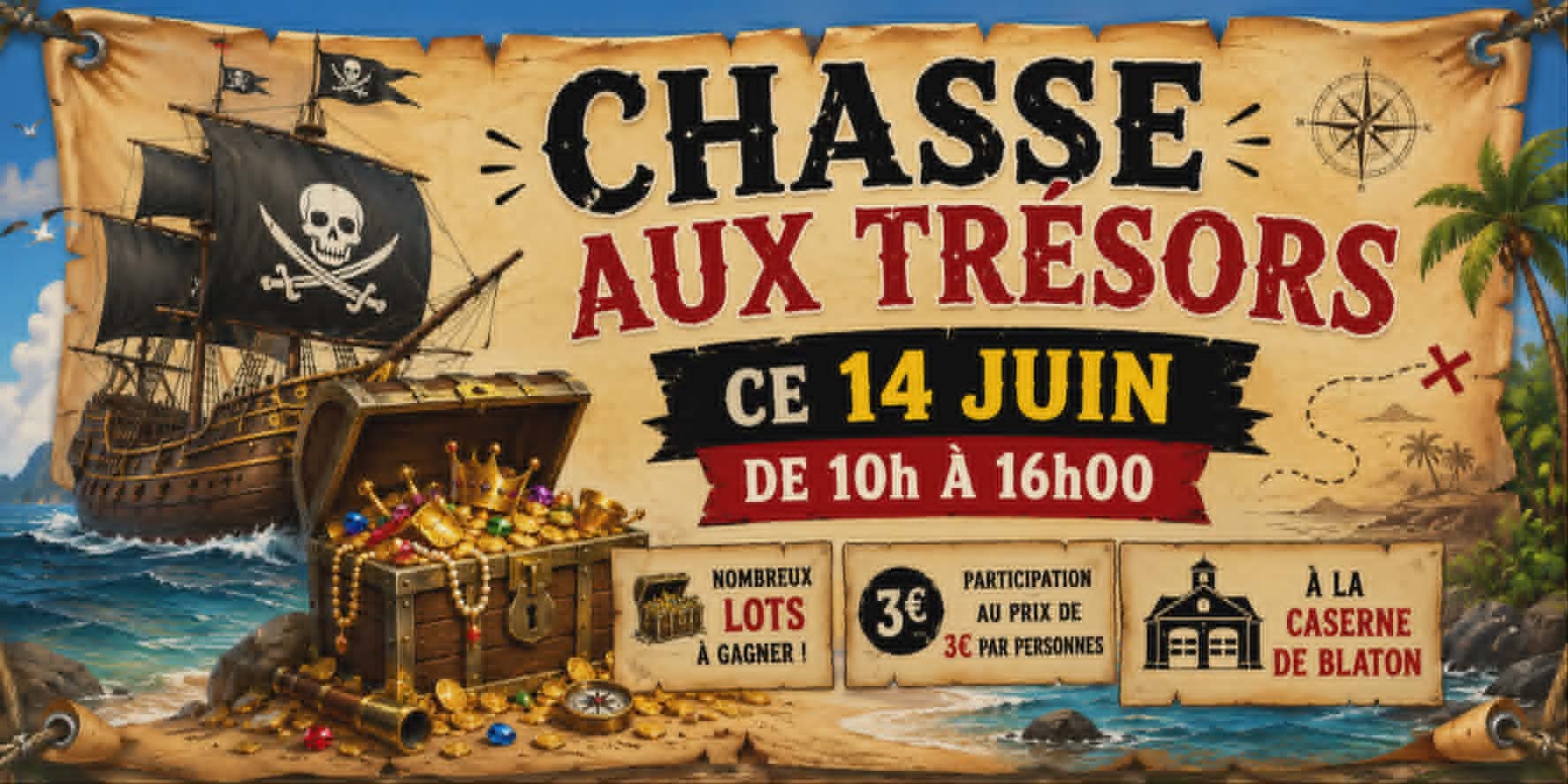Chasse aux trésors 14 juin